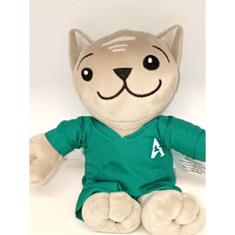 Best Plush Cat Stuffed Animal • Vet Clinic Mascot Plush • Cute Kawaii Plush• 10